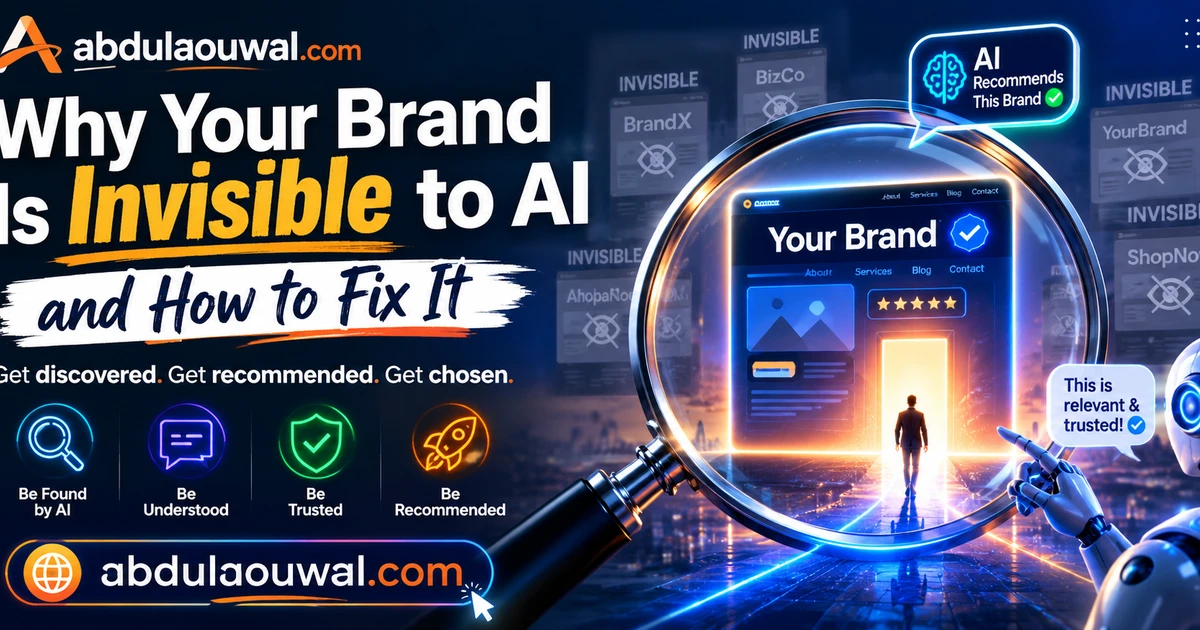 Why Your Brand Is Invisible to AI and How to Fix It